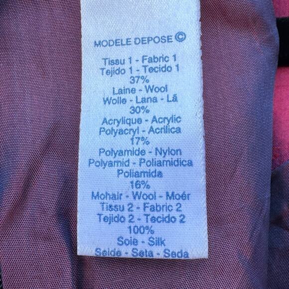 Vintage 90's Kenzo Paris Tweed Silk Lined Maxi Sheath Dress with Pockets Size 6 - Picture 8 of 9